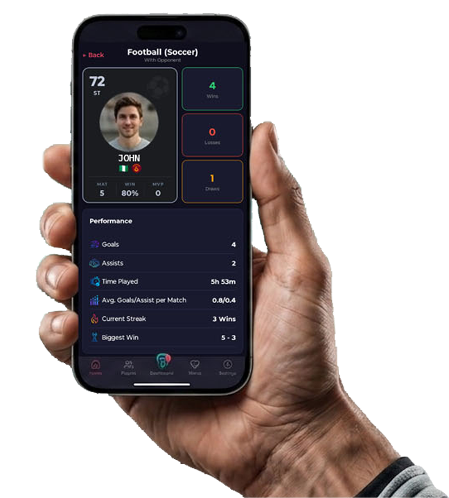 Matchply app preview on phones